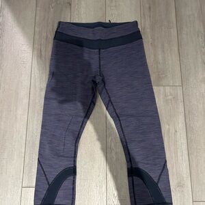 Lululemon Athletica Charcoal and Black Leggings